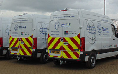 Oracle take delivery of a new bespoke fleet of asbestos removal vans