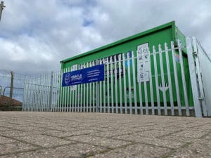 recycling centres waste collection skip