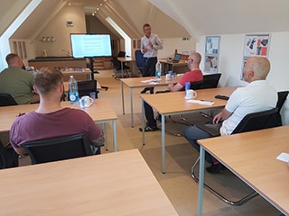 asbestos training room