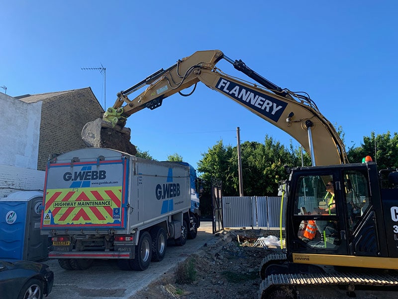 asbestos-contaminated-land04 Case Study: We needed to dig them out of a pretty big hole! 1