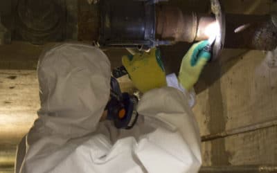 Who is responsible for an asbestos survey?