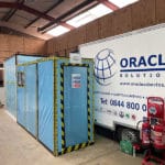 What is a four-stage asbestos clearance test?
