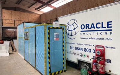 What is a four-stage asbestos clearance test?