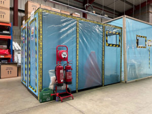 asbestos removal enclosure