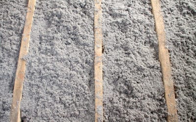 How do I manage asbestos in insulation during an energy-efficient retrofit?