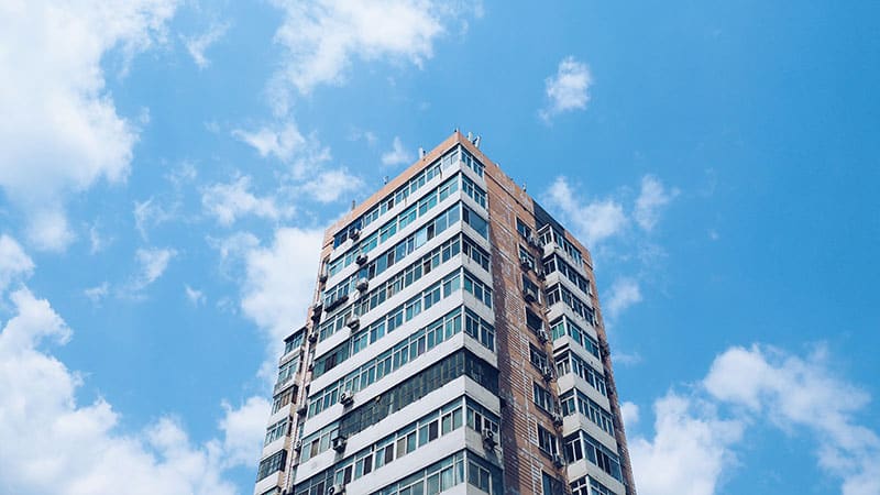 When is an asbestos report required for flats