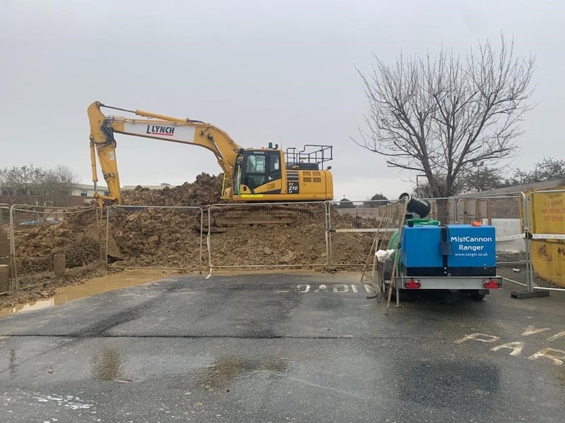 asbestos-contaminated land site