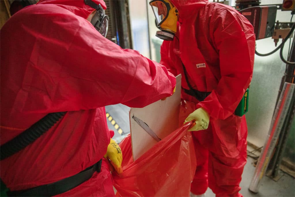 What is the asbestos removal process?