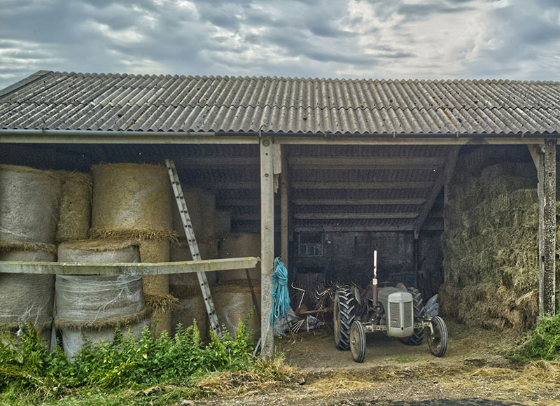 asbestos on a farm