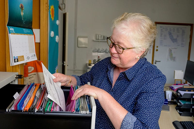 How long should asbestos records be kept?